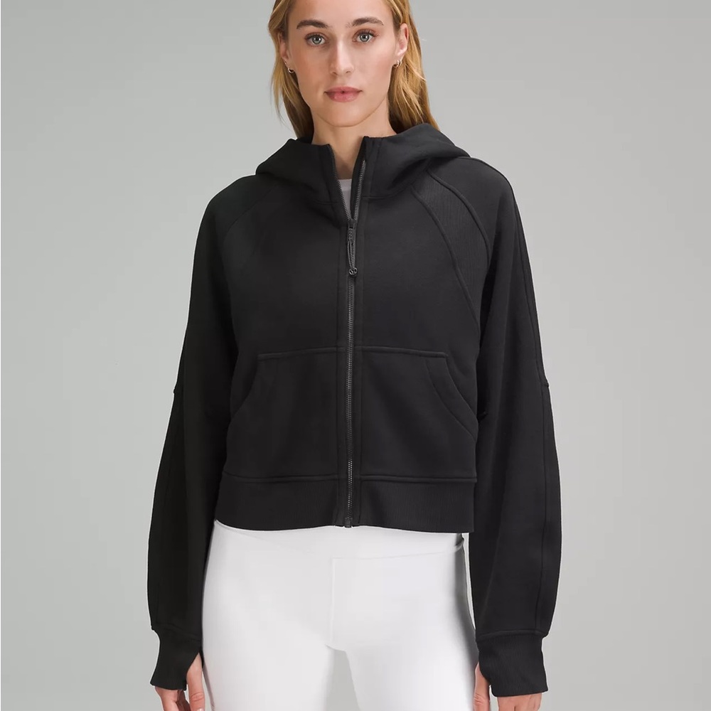 Lululemon Scuba Oversized Full-Zip Hoodie XL/XXL in black
